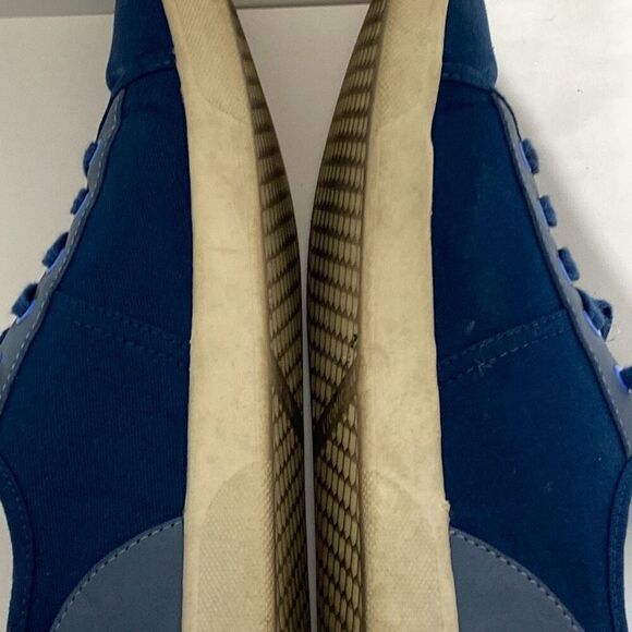 Vionic Pisces Blue Canvas Sneakers Lace Up Casual Shoes - Women's Size Size 8 - Picture 6 of 9